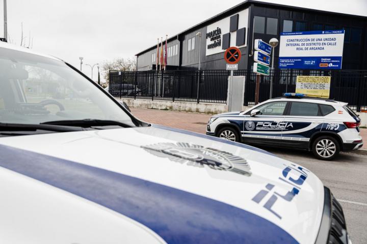 Coches de la Policía Municipal de Madrid, en una imagen de archivo