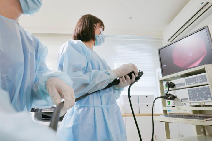 Imagen de una colonoscopia.