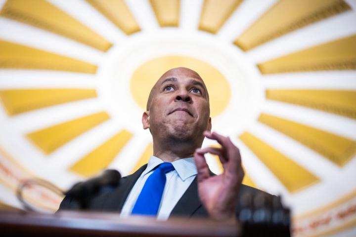 El senador Cory Booker