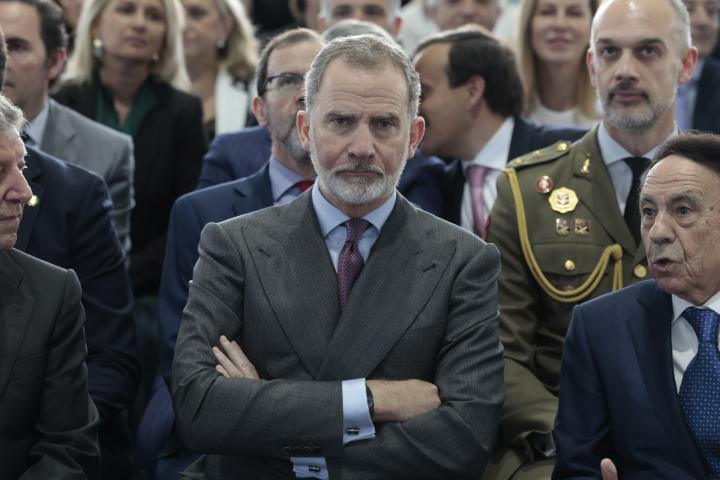Felipe VI en el 30º aniversario de la Universidad Alfonso X El Sabio este miércoles.