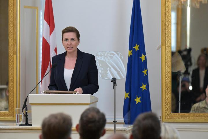 La primera ministra danesa, Mette Frederiksen