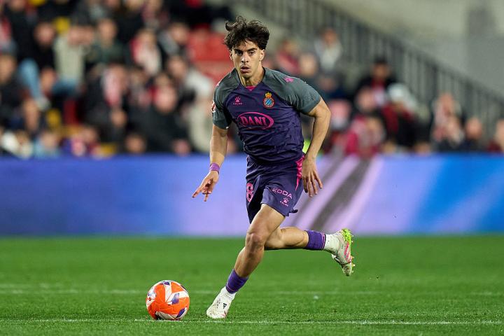 El futbolista Álvaro Aguado durante un partido el pasado 4 de abril.