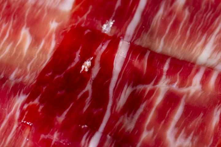 Imagen de archivo de jamón serrano.