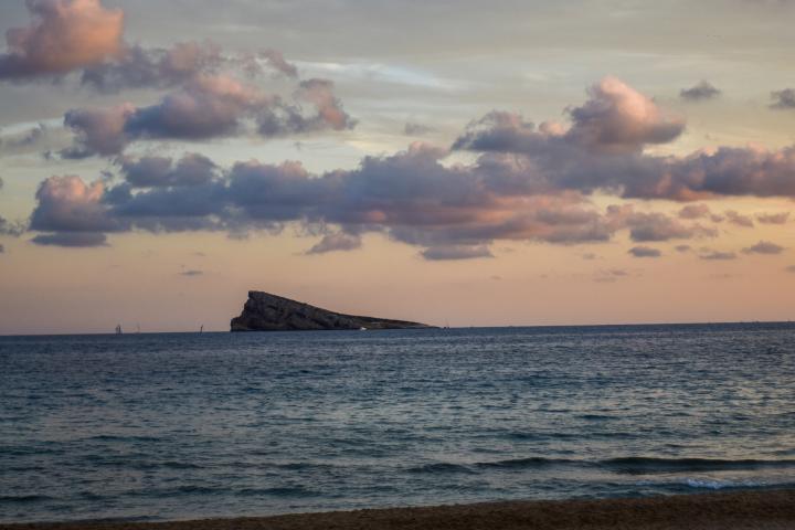 Imagen de archivo de las Islas Columbretes (Comunidad Valenciana), desde Benidorm.