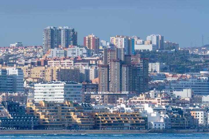 Las Palmas de Gran Canaria, una de las ciudades agraciadas con el primer premio de la Lotería Nacional de hoy jueves 10 de abril.
