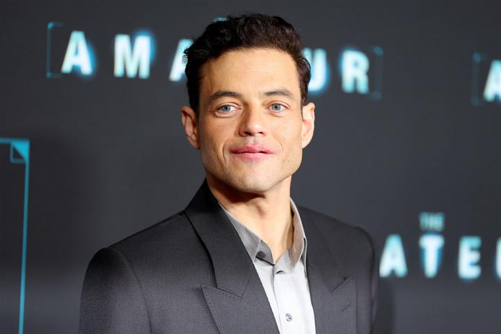 Rami Malek en la presentación de Amateur el pasado 2 de abril.