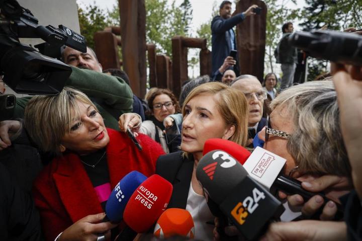 La exconsejera y responsable de Emergencias durante la DANA, Salomé Pradas, a su llegada al juzgado este viernes