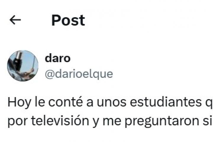 El tuit de @darioelque