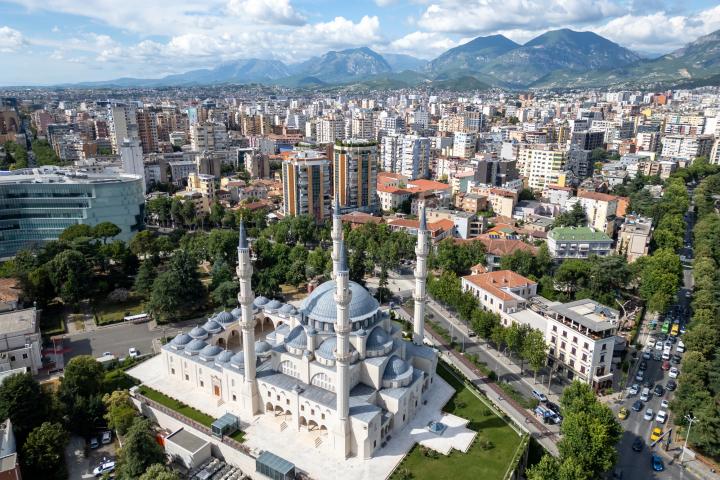 Tirana, en Albania.