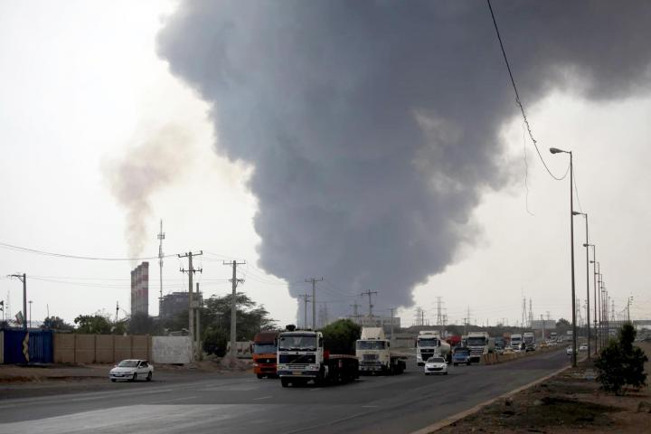 Explosión en Irán.