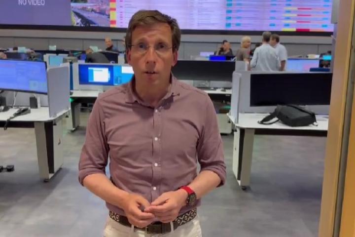 Martínez-Almeida, en su mensaje de urgencia a los madrileños por el apagón