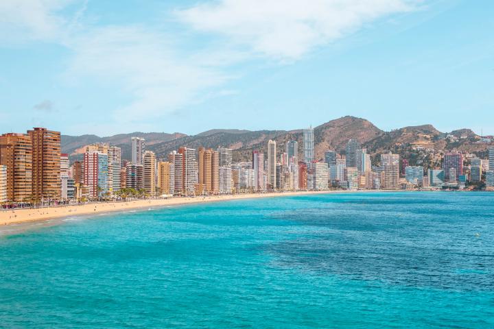 Vista de Benidorm.