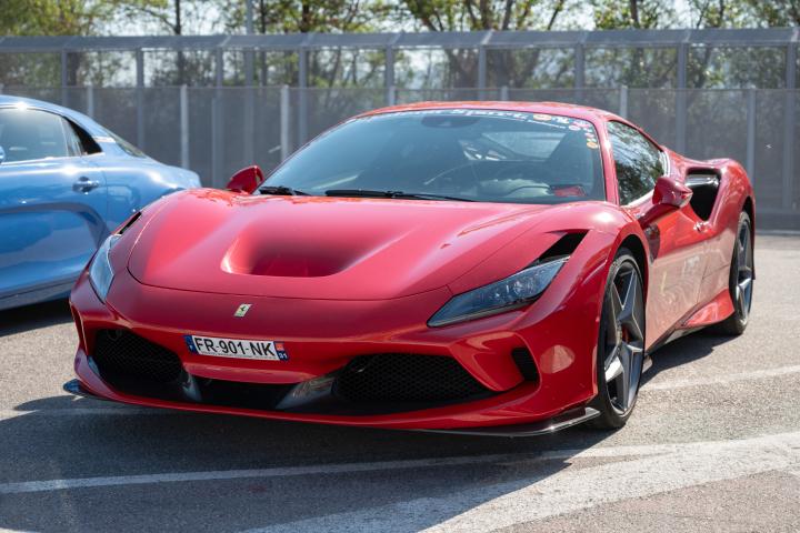 Imagen de archivo de un Ferrari F8.