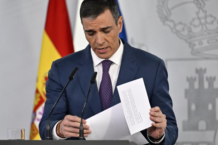 El presidente del Gobierno, Pedro Sánchez.