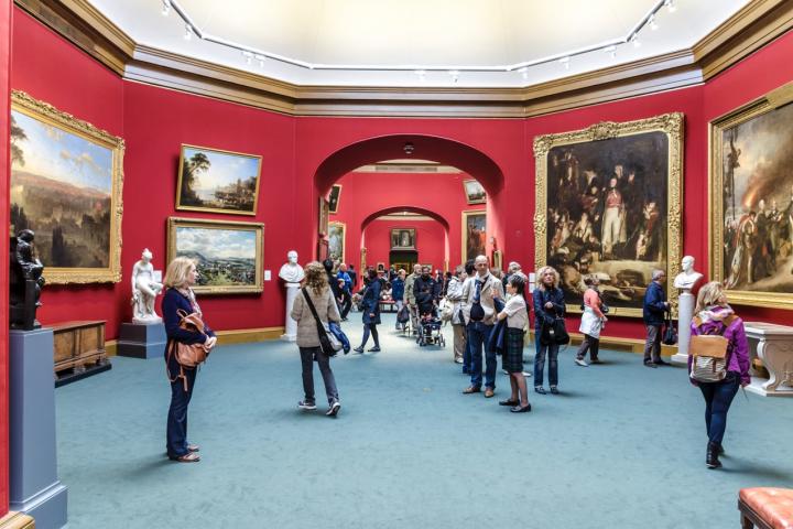 Exposición en el Museo Nacional de Escocia.