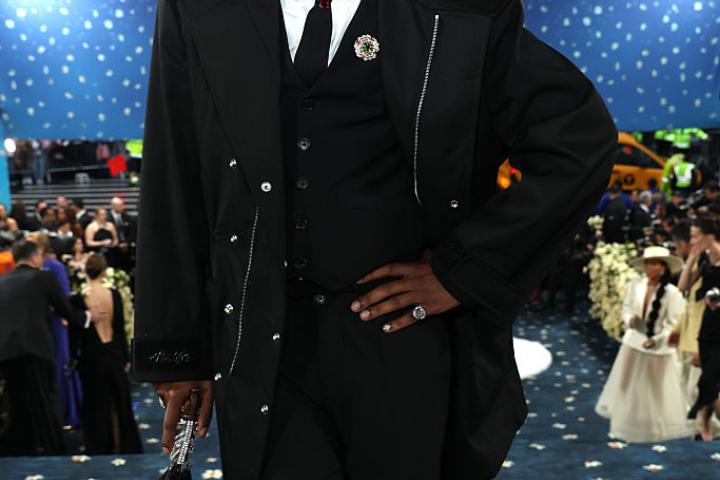 alt="alt="A$AP Rocky, uno de los cuatro anfitriones de la Met Gala 2025""
