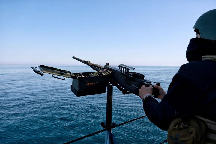 Las tropas de Ucrania vigilan el Mar Negro