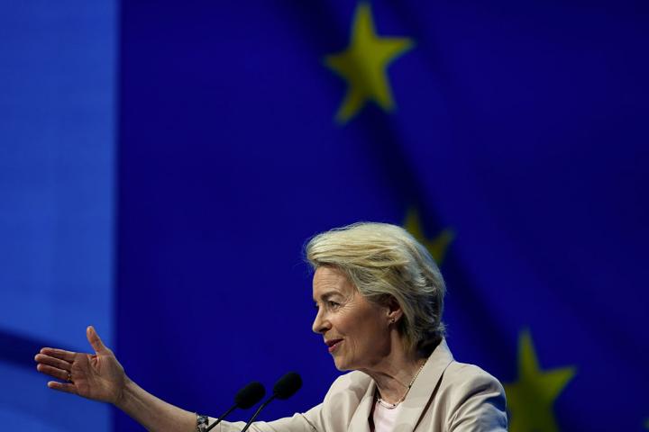La presidenta de la Comisión Europea, Ursula Von der Leyen, en una imagen de archivo.