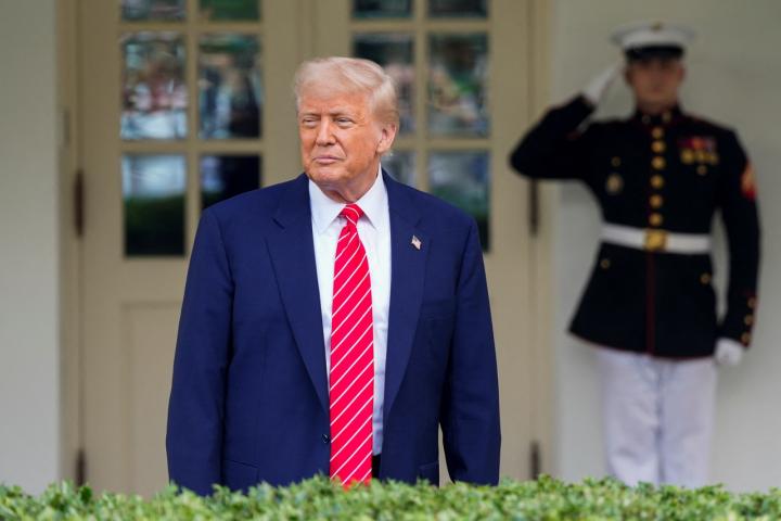 El presidente de Estados Unidos, Donald Trump, en la Casa Blanca.