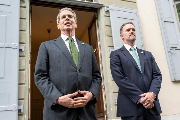 El secretario del Tesoro de EEUU, Scott Bessent, tras la reunión con China en Suiza para suavizar la guerra arancelaria abierta por Donald Trump.