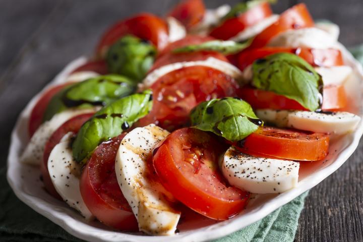 Ensalada caprese.