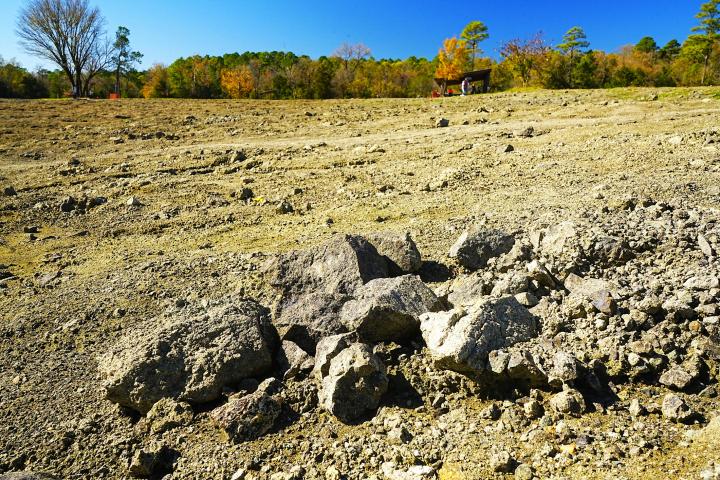 Imagen de archivo del Parque Estatal Cráter de los Diamantes, Arkansas.