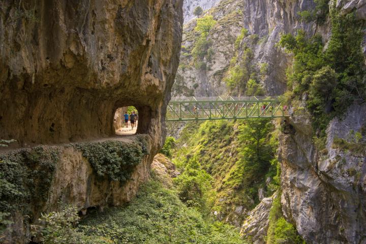Imagen de archivo de la ruta del Carés, en los Picos de Europa (Asturias).