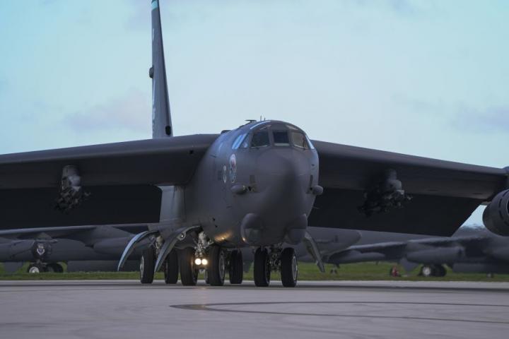 El bombardero estratégico Boeing B-52 Stratofortress, en una imagen de archivo