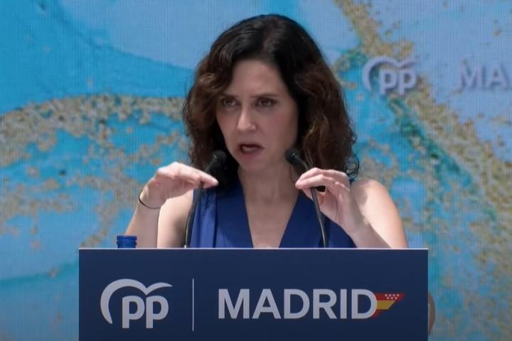 La presidenta de la Comunidad de Madrid, Isabel Díaz Ayuso.