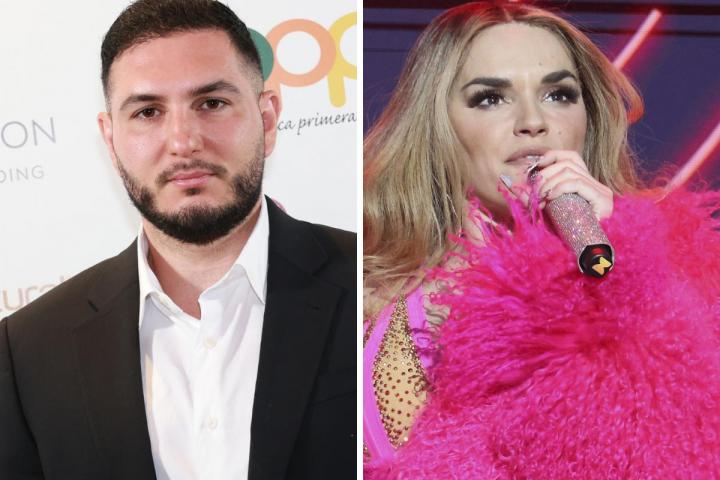 Omar Montes y Melody.