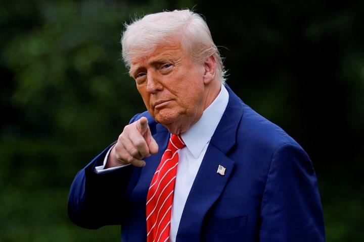 El presidente de Estados Unidos, Donald Trump