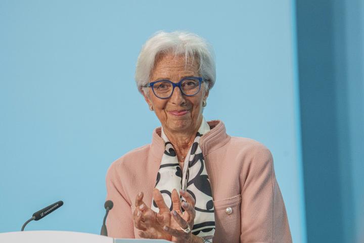 Foto de archivo de la presidenta del BCE, Christine Lagarde.