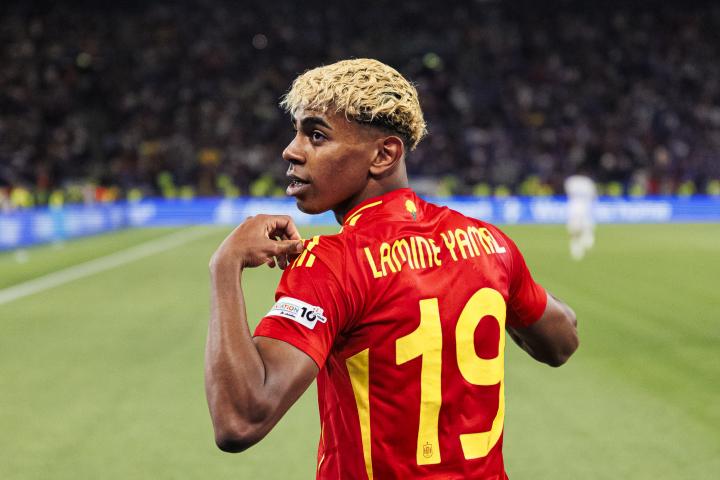 El futbolista de la selección, Lamine Yamal.