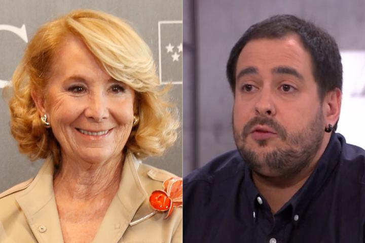 Fotomontaje de Esperanza Aguirre y Julen Bollain.