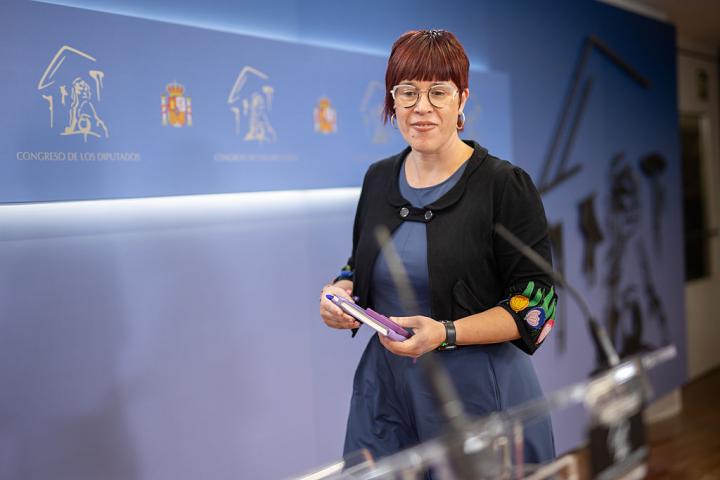 La portavoz parlamentaria de Compromís en el Congreso, Àgueda Micó, en una imagen de archivo.