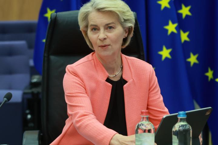 La presidenta de la Comisión Europea, Ursula von der Leyen, en una imagen de archivo.