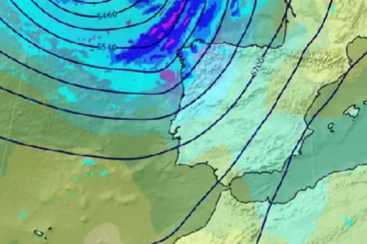 Mapa de AEMET de cara al fin de semana