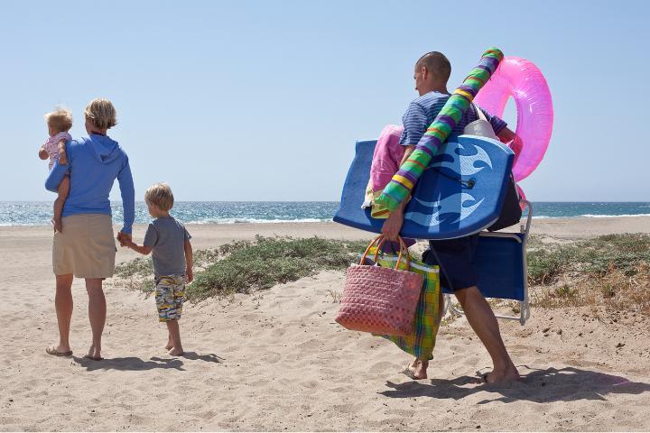 Este es el truco para no ir cargado a la playa este verano