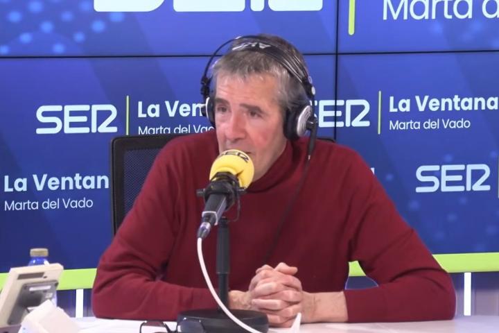 Máximo Pradera en una entrevista en la 'SER'.