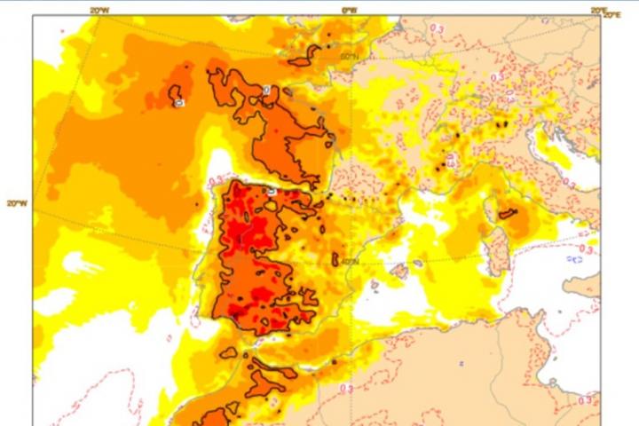 El mapa compartido por AEMET y que deja a España aún más en alerta