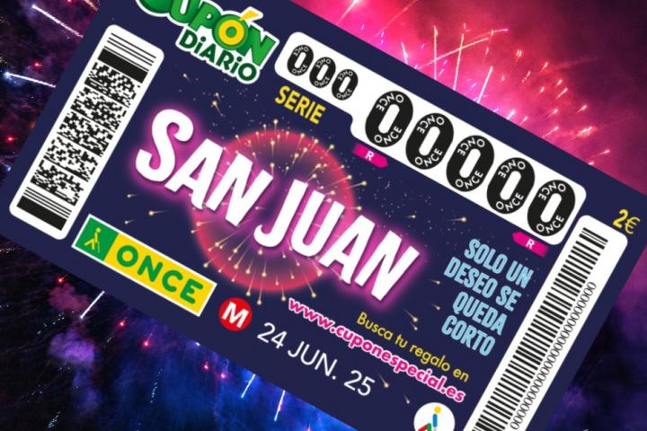 Hacienda en el Cupón de San Juan de la ONCE 2025.