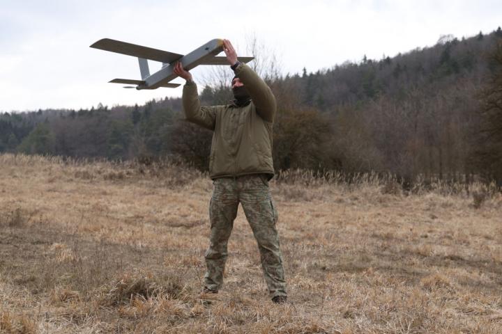 Ejercicio militar de la OTAN von drones.