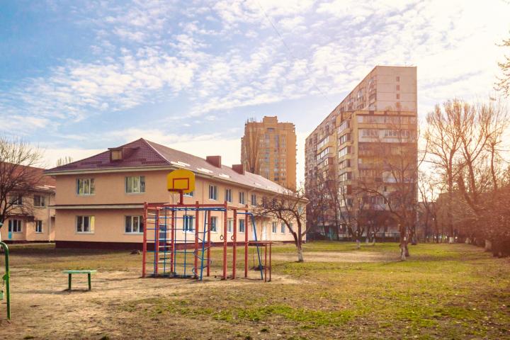 Patio de un colegio, en una imagen de archivo.
