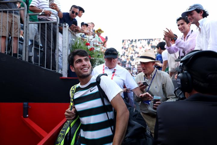 Carlos Alcaraz en el torneo de torneo de Queen's