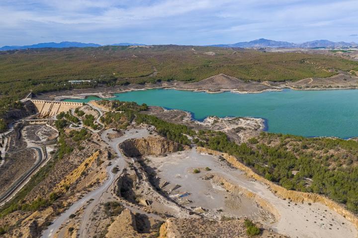 El embalse de Santomera (Murcia), en una imagen de archivo