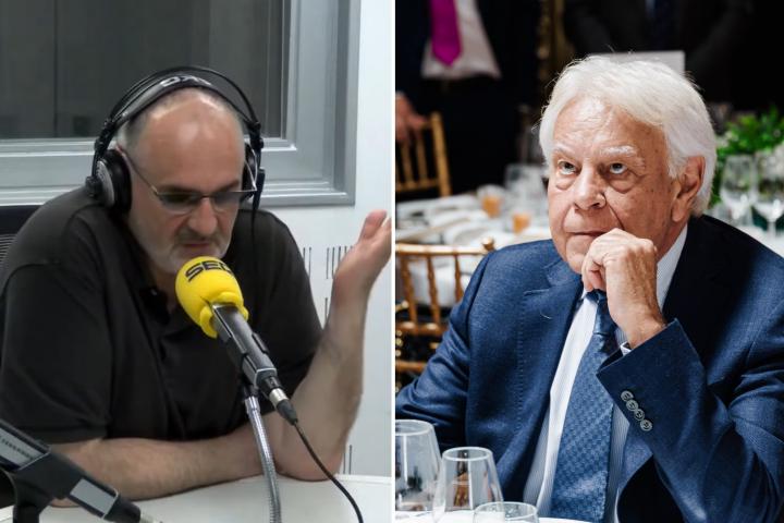 Fotomontaje de Antón Losada y Felipe González.