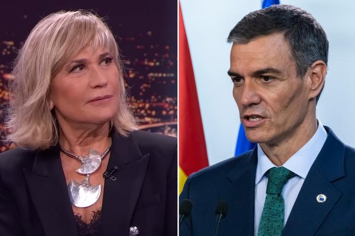 Fotomontaje de Julia Otero y Pedro Sánchez