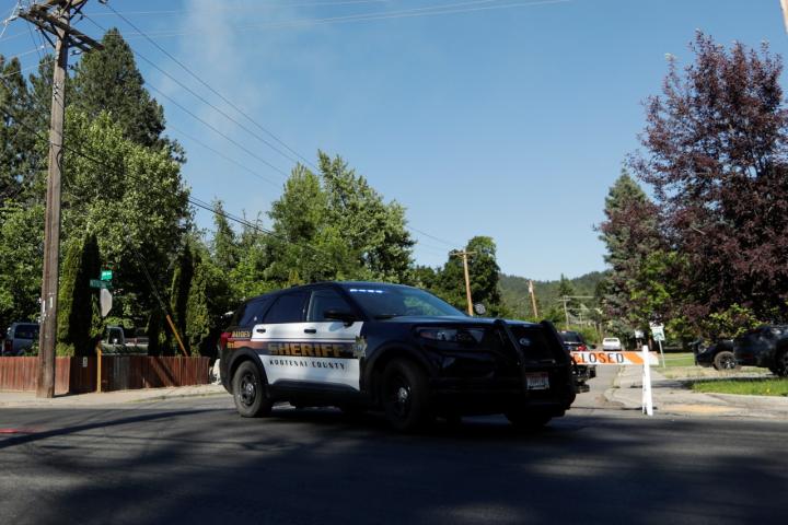 Varios bomberos atacados cuando acudían a sofocar un incendio en las afueras de Coeur d'Alene, en Idaho