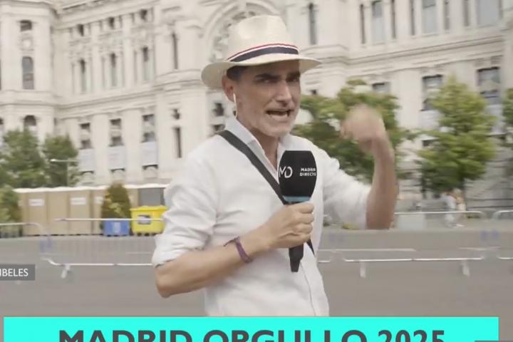 El reportero de 'Madrid Directo', Jesús.