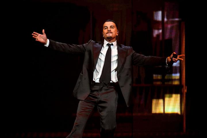 Rauw Alejandro en el primer acto del Cosa Nuestra Tour.